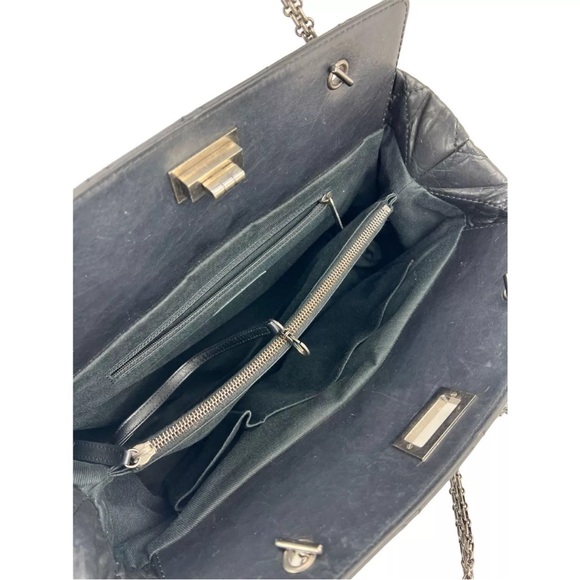 CHANEL 2.55 Reissue Aged Calfskin Black Tote Bag - Picture 3 of 12